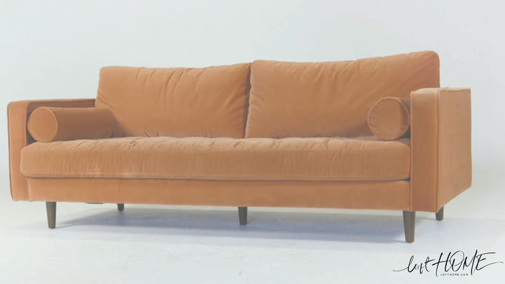 Modern Velvet 3 Seater Sofa SCOTT