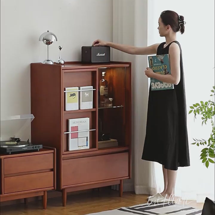 Vintage boxwood side cabinet vista color swatches.