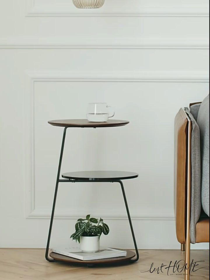 Modern Tempered Glass Side Table EMMA