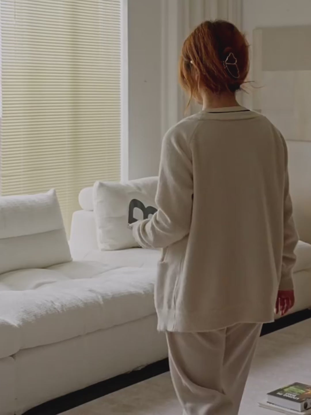 Scandinavian Chenille Velvet Fabric Modular 1 Seater Sofa