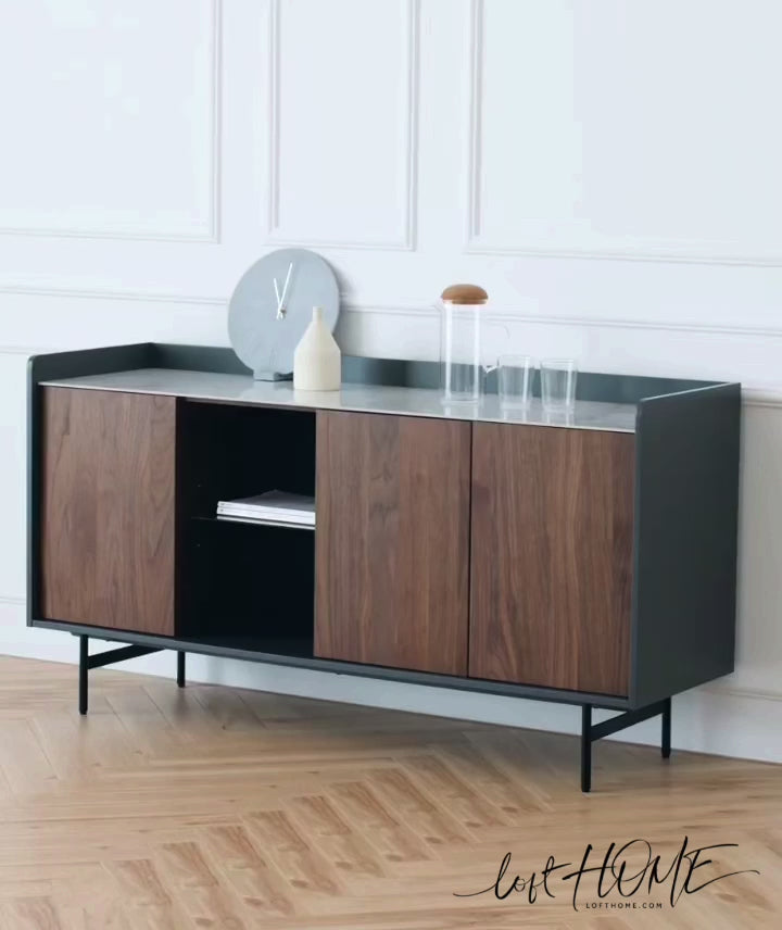 Modern Ceramic Side Cabinet ALVIN