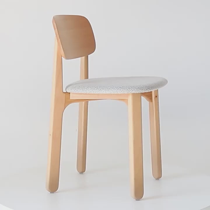 Scandinavian Beech Wood Dining Chair POPPY S