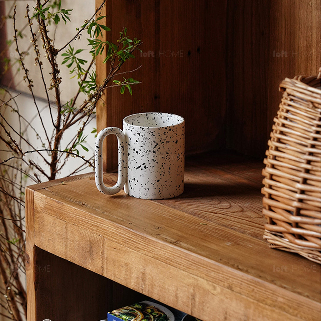 Rustic elm wood cabinet tyrant elm with context.