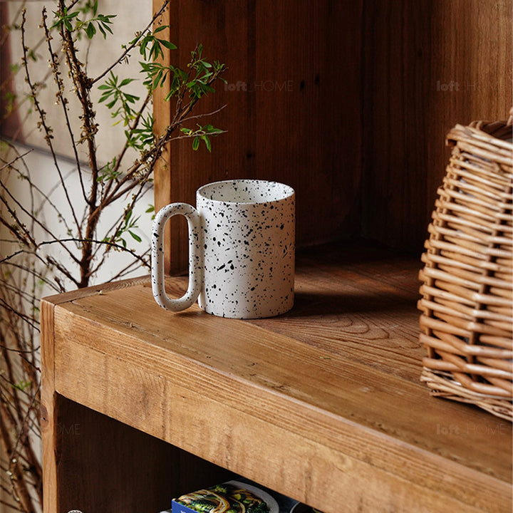 Rustic elm wood cabinet tyrant elm with context.