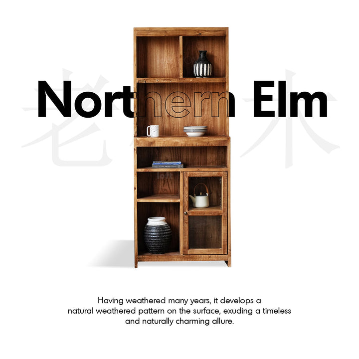 Rustic elm wood cabinet tyrant elm conceptual design.