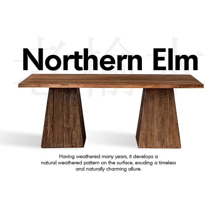 Rustic elm wood dining table balance elm situational feels.