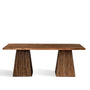Rustic Elm Wood Dining Table BALANCE ELM