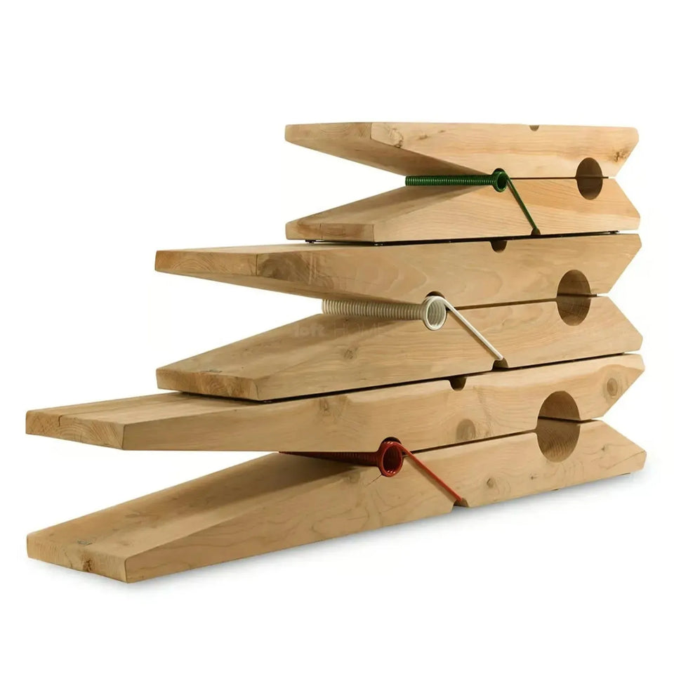 Rustic wood bench molletta detail 4.