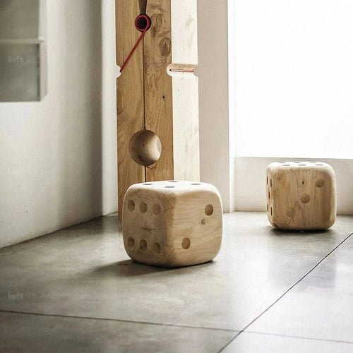 Rustic Wood Dice Decor DADONE SMALL & BIG Good to Know Preview-1