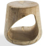 Rustic Wood Side Table GEPPO