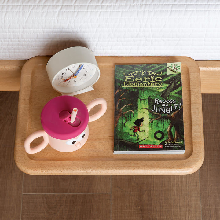 Scandinavian beech wood bedside floating shelf pleni size charts.