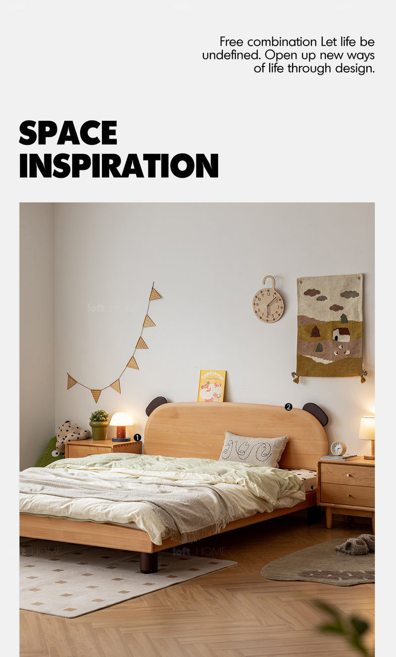 Scandinavian Beech Wood Kids Bed TEDDY Good to Know - 7