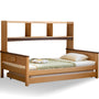 Scandinavian Beech Wood Kids Bunk Storage Bed VELTO