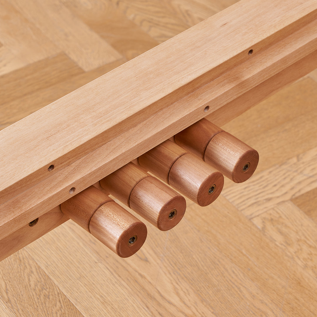 Scandinavian birch wood kids sidecar bed with mattress set mika environmental situation.