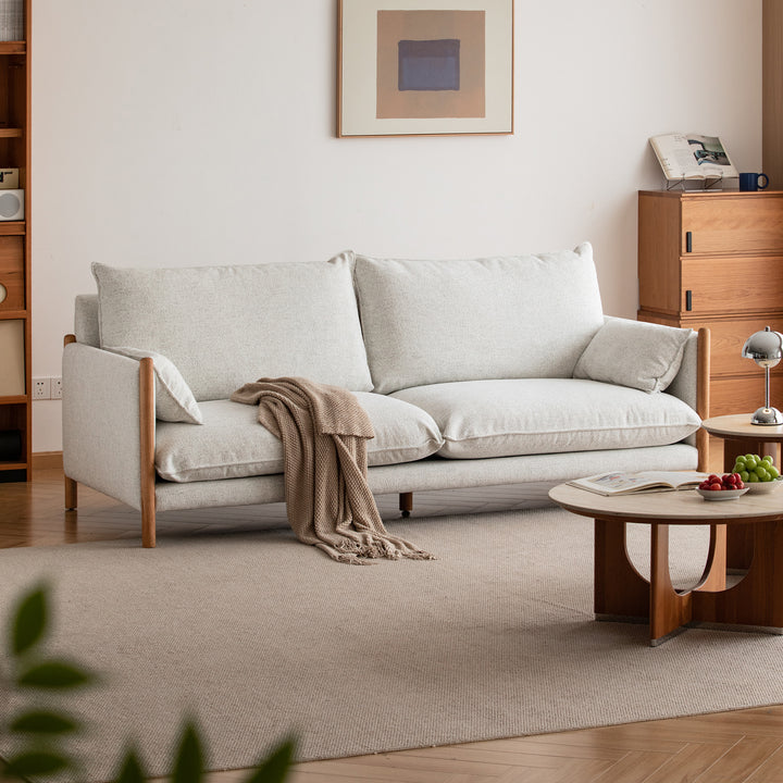 Scandinavian chenille velvet cherry wood 3 seater sofa sea salt size charts.