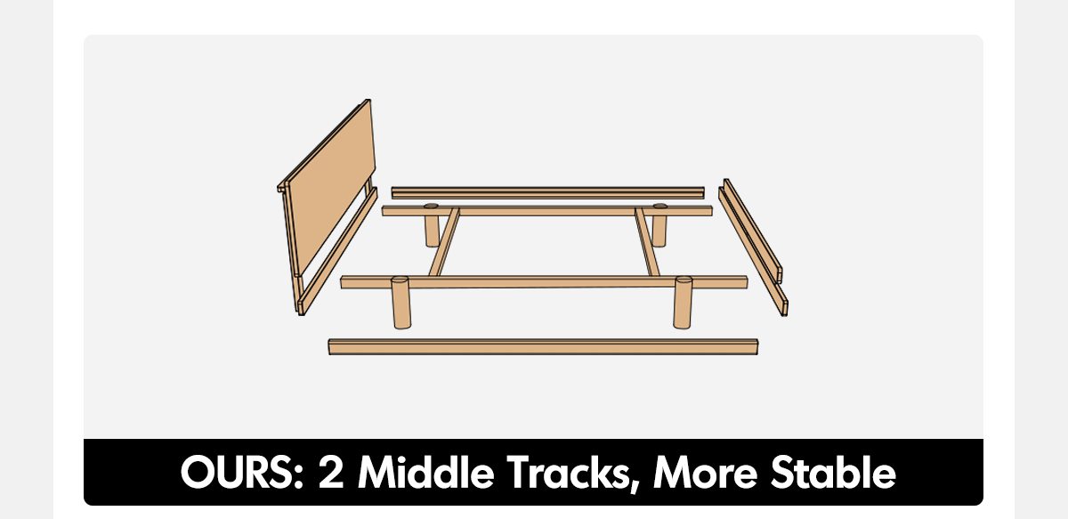 Scandinavian Cherry Wood Bed SMALL Good to Know - 3