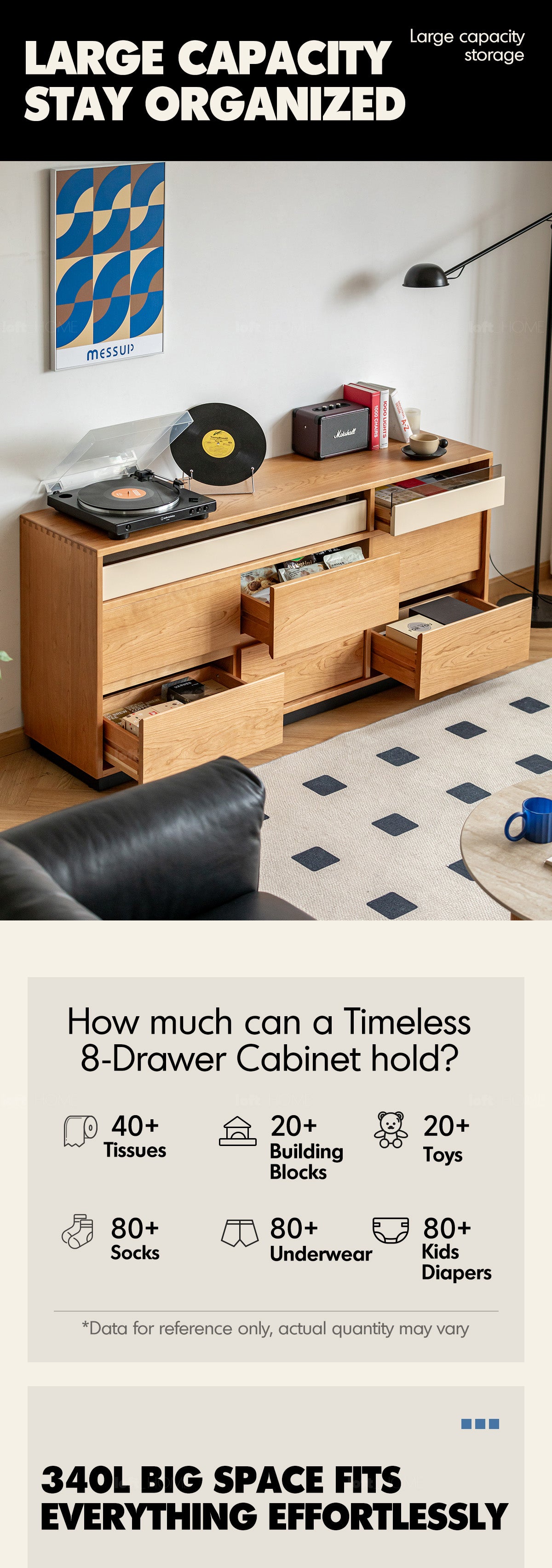 Scandinavian Cherry Wood Chest Of Drawers TIMELESS 9 Good to Know - 2