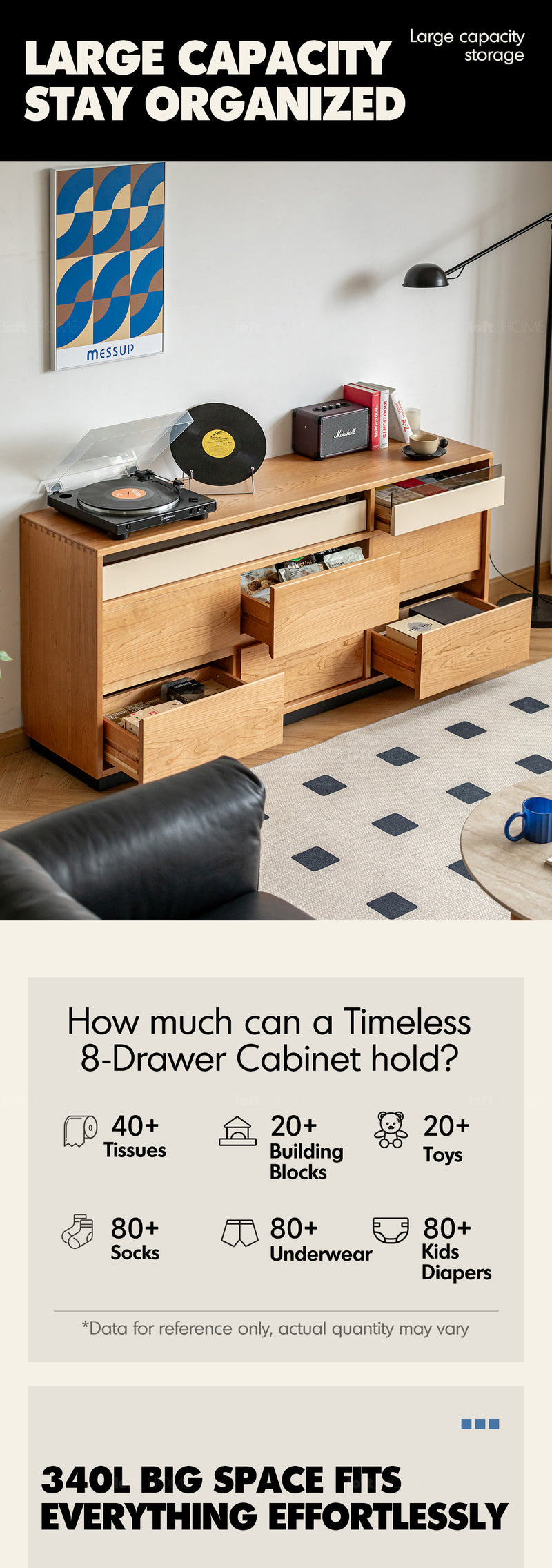 Scandinavian Cherry Wood Chest Of Drawers TIMELESS 9 Good to Know - 2