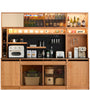 Scandinavian Cherry Wood Sintered Stone Side Cabinet TIMELESS