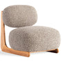 Cream Elm Wood 1 Seater Sofa VISTA