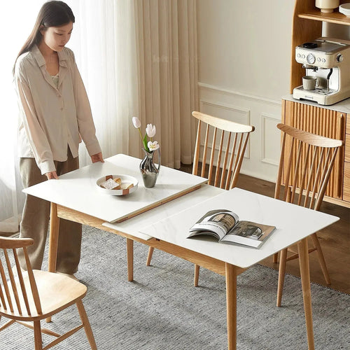 Scandinavian Extendable Sintered Stone Dining Table GRACEFUL CHARM Good to Know Preview-1