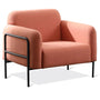 Modern Fabric 1 Seater Sofa HELGA