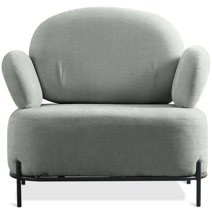 Scandinavian fabric 1 seater sofa lucia situational feels.