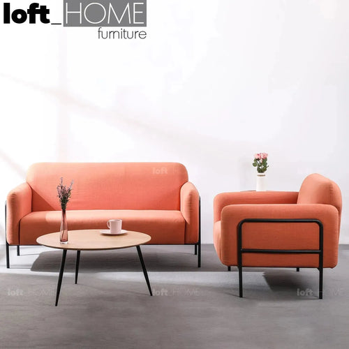 Modern Fabric 2 Seater Sofa HELGA Good to Know Preview-1