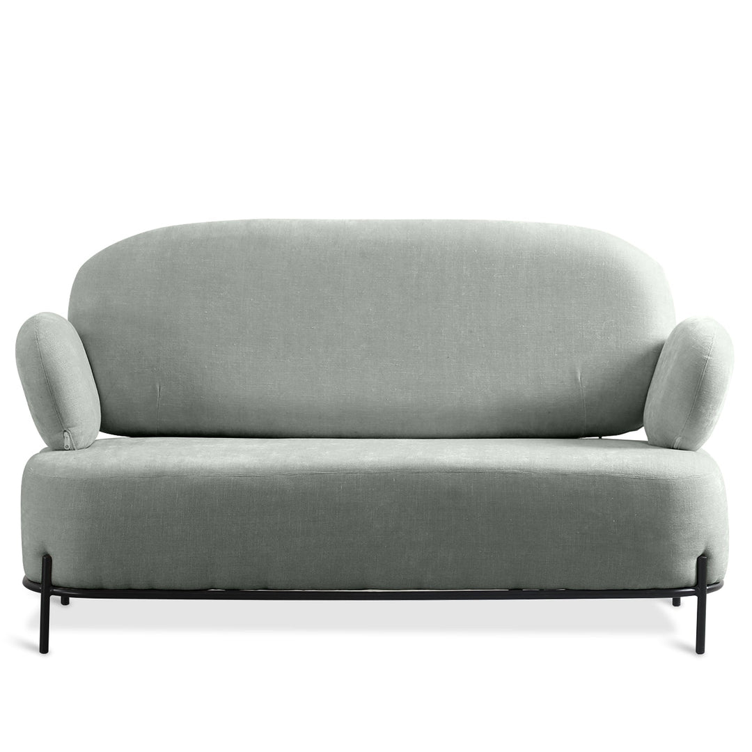 Scandinavian fabric 2 seater sofa lucia situational feels.