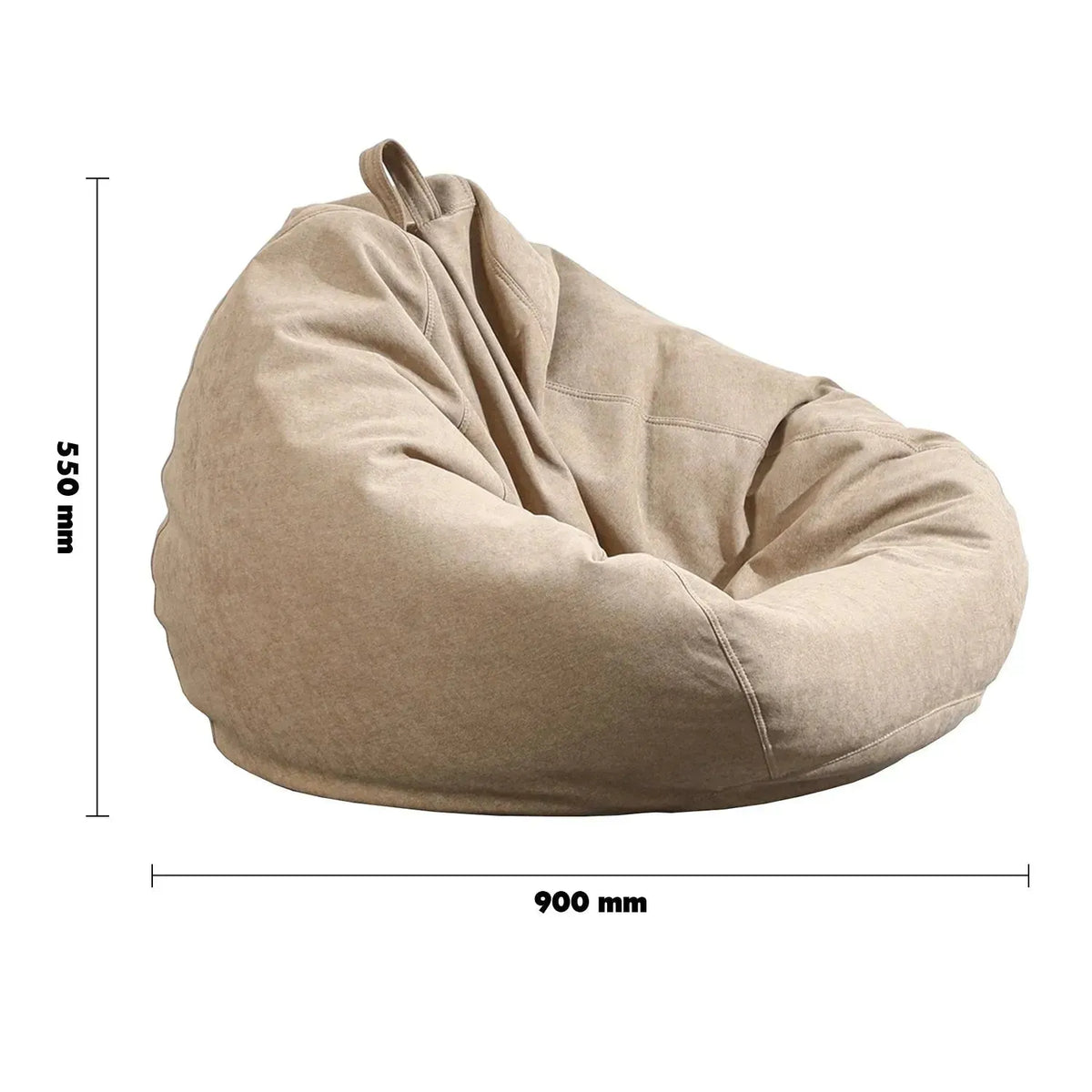 Modern fabric bean bag sofa lelinta size charts.