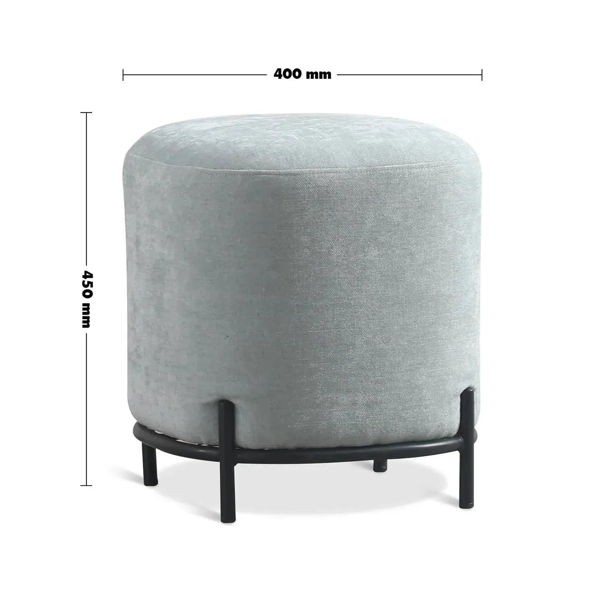Modern fabric ottoman lucia s size charts.