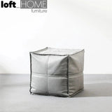 Modern fabric ottoman surya primary product view.