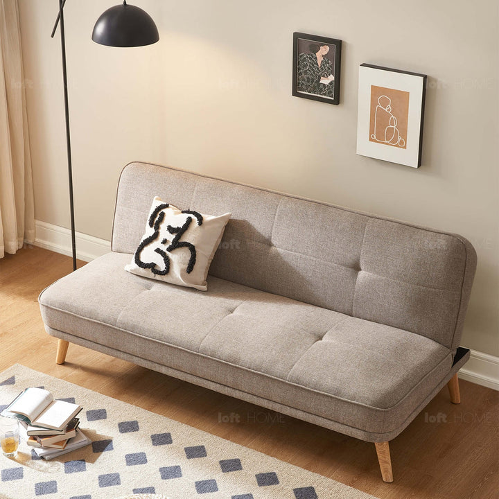 Scandinavian fabric sofa bed flexi detail 11.