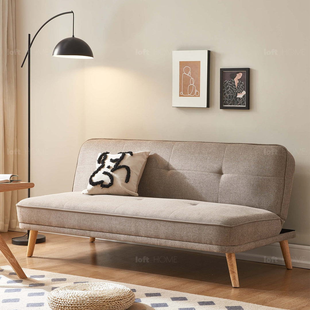 Scandinavian fabric sofa bed flexi detail 12.
