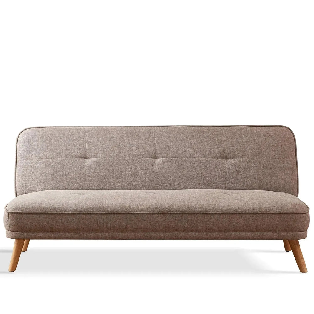 Scandinavian fabric sofa bed flexi in white background.