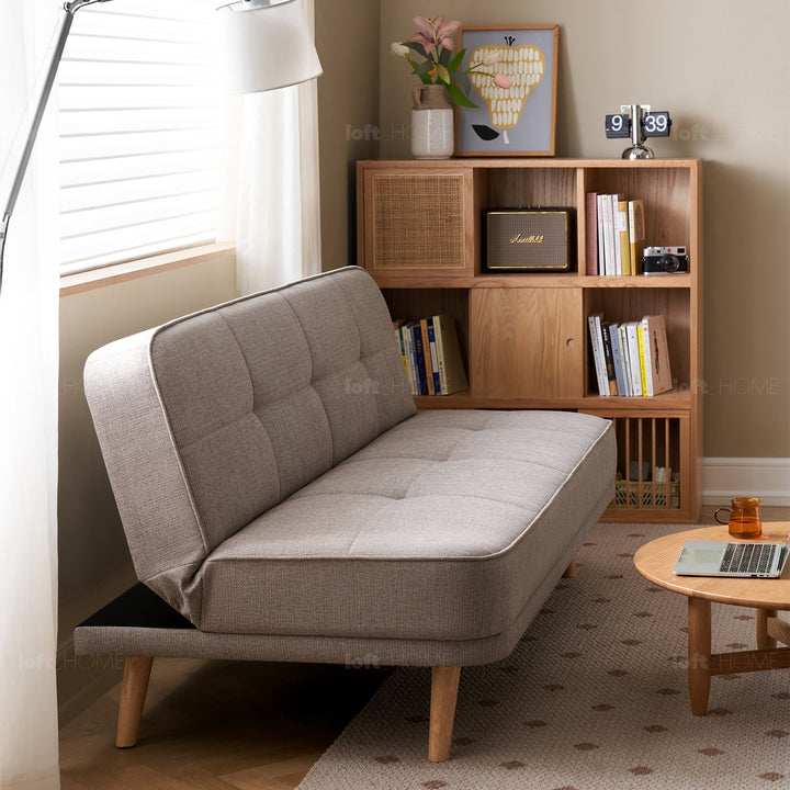 Scandinavian fabric sofa bed flexi detail 5.