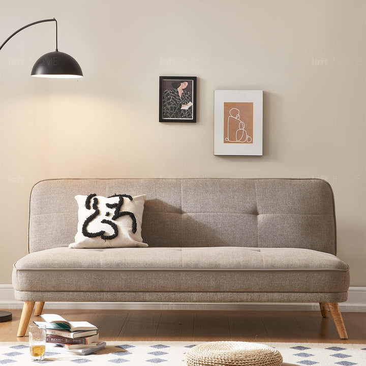 Scandinavian fabric sofa bed flexi detail 13.