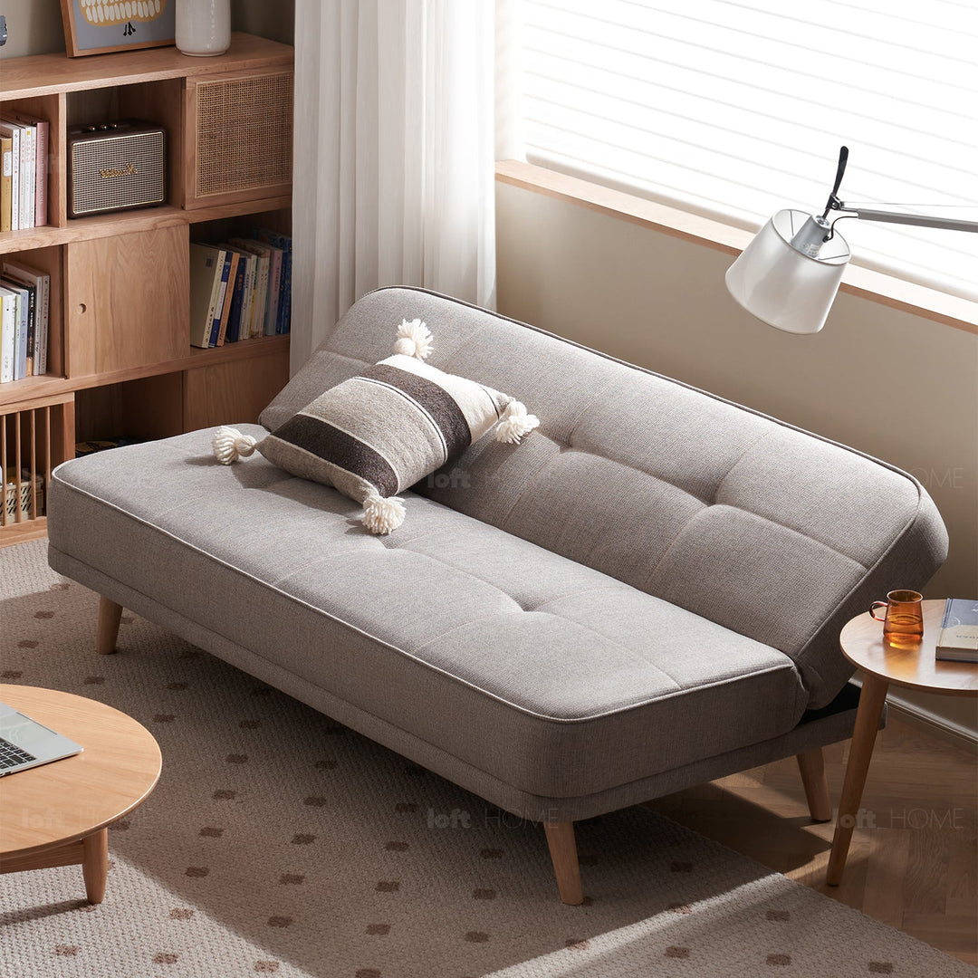 Scandinavian fabric sofa bed flexi detail 4.