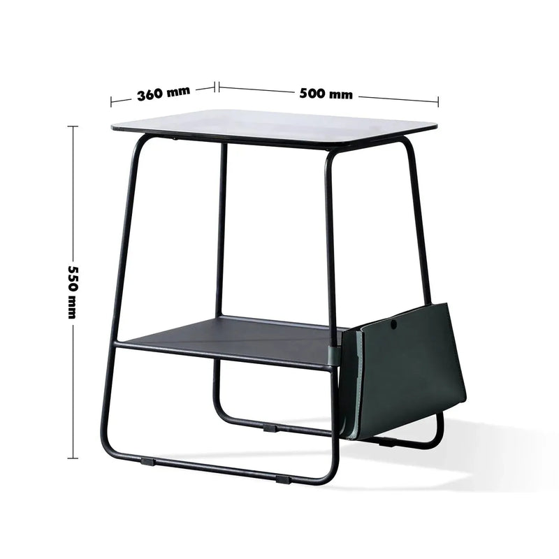 Bauhaus glass top side table vena size charts.