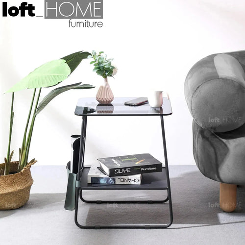 Bauhaus Glass Top Side Table VENA Good to Know Preview-1
