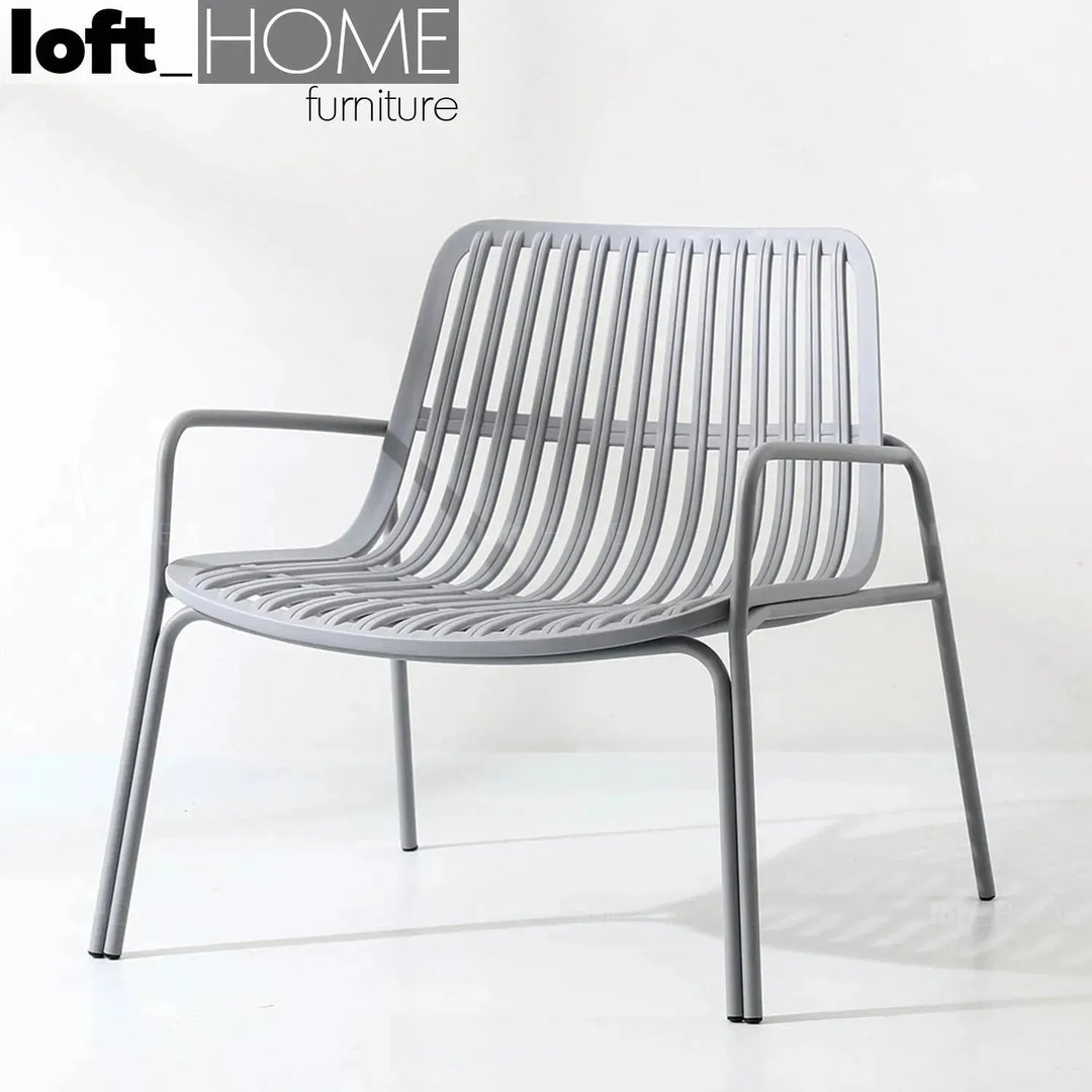 Modern plastic 1 seater sofa rhonda with context.