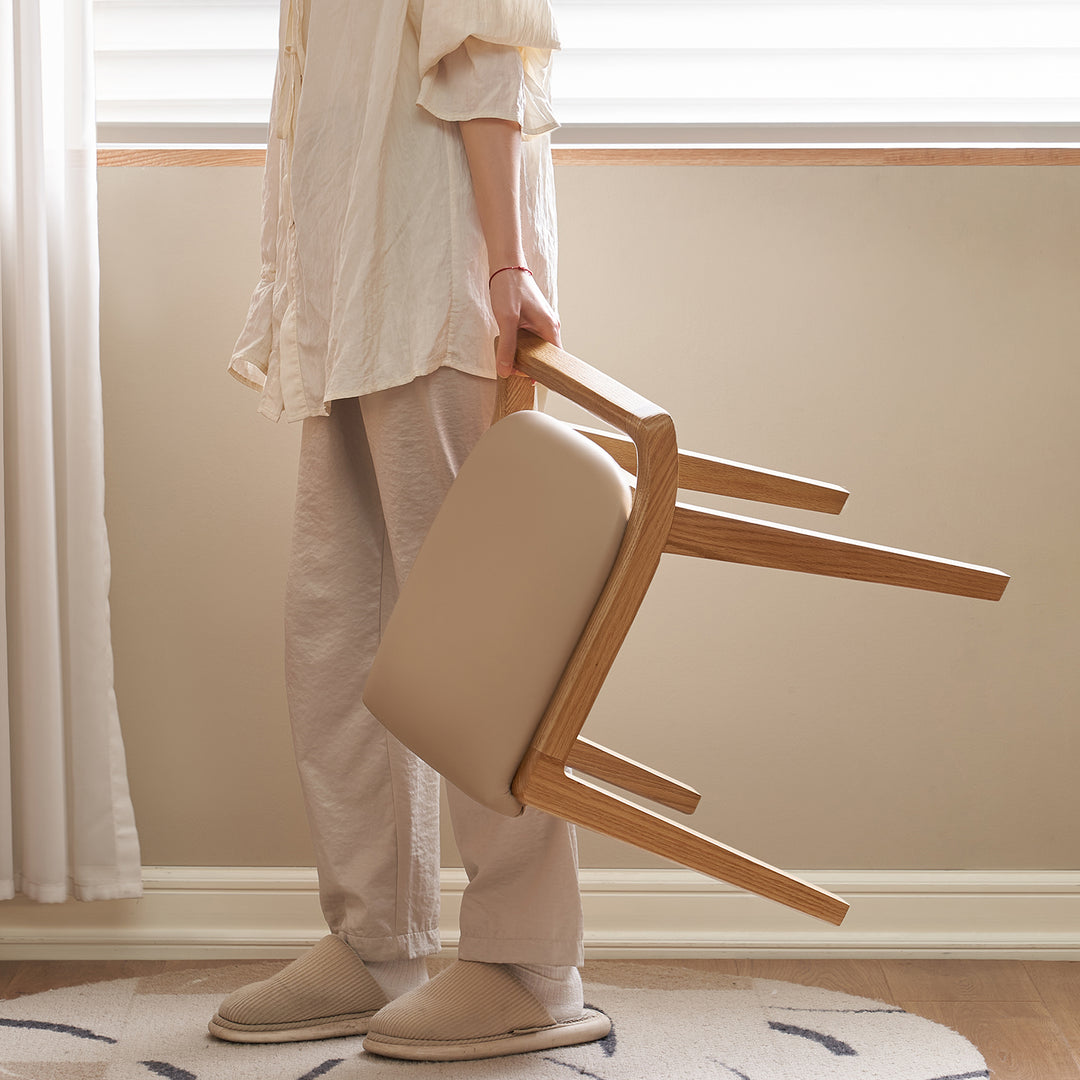 Scandinavian oak wood cat scratch resistant leather dressing chair hemu size charts.