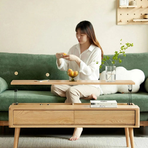 Scandinavian Oak Wood Coffee Table ROSETTA Good to Know Preview-1