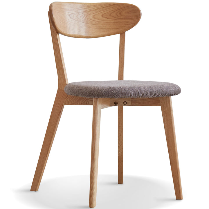 Scandinavian oak wood dining chairs elm conceptual design.