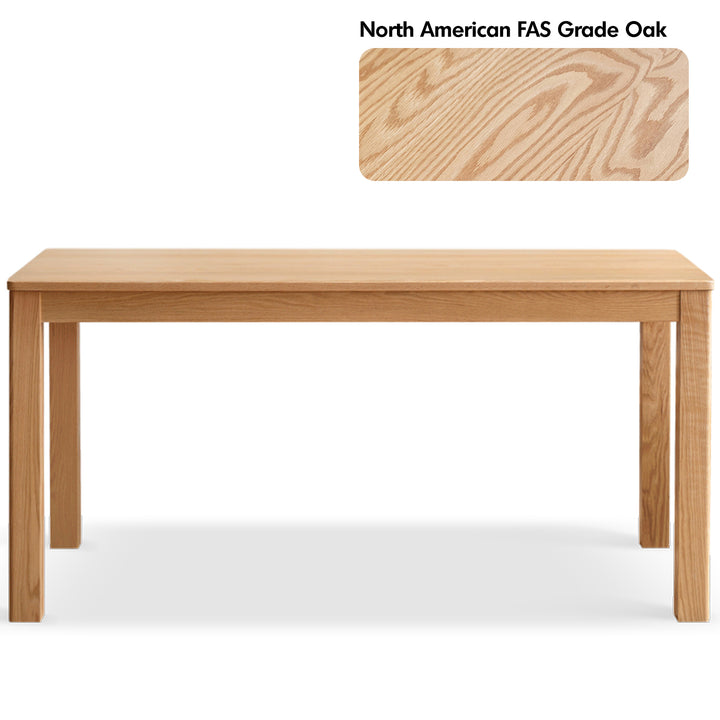 Scandinavian oak wood dining table elm situational feels.