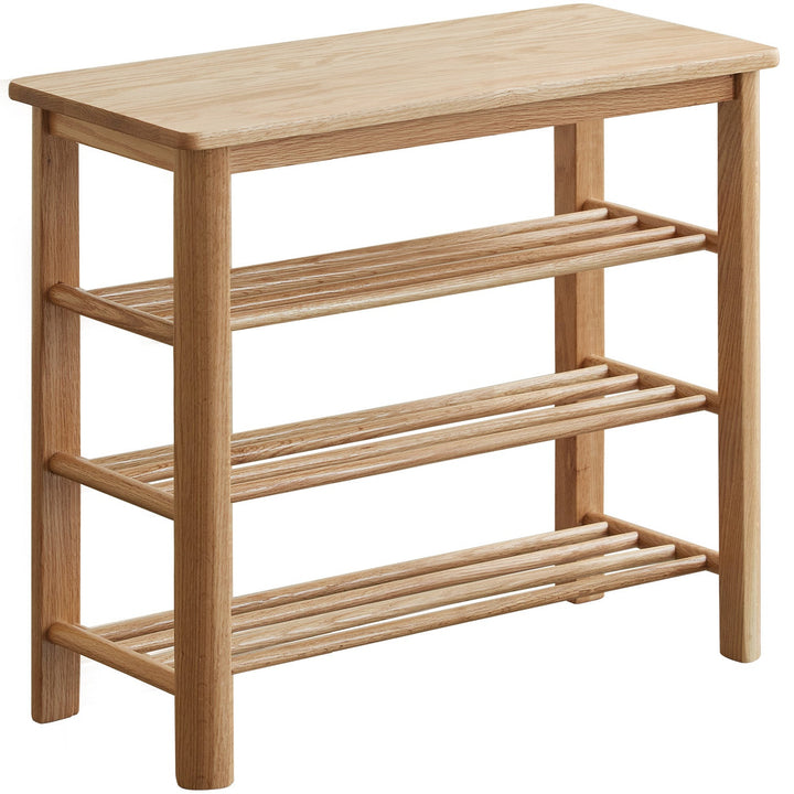 Scandinavian oak wood shoe shelf fuji environmental situation.