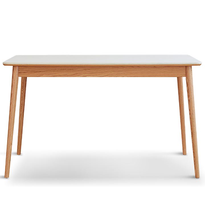 Scandinavian Oak Wood Sintered Stone Dining Table FORME
