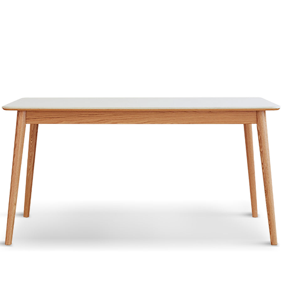 Scandinavian Oak Wood Sintered Stone Dining Table FORME