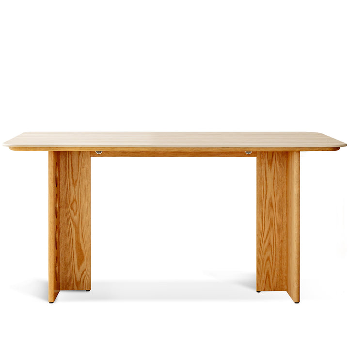 Scandinavian Oak Wood Sintered Stone Dining Table TIMELESS