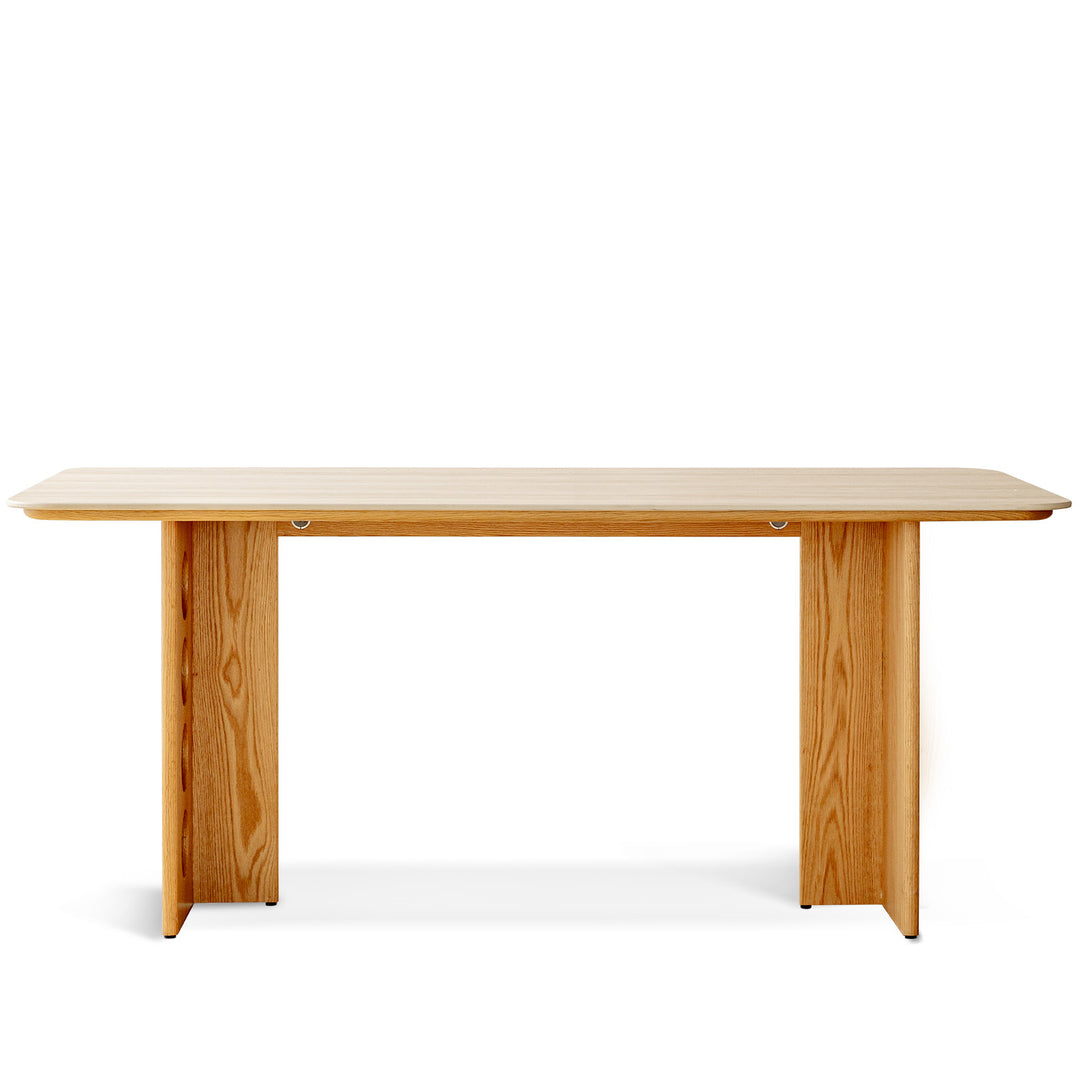 Scandinavian Oak Wood Sintered Stone Dining Table TIMELESS